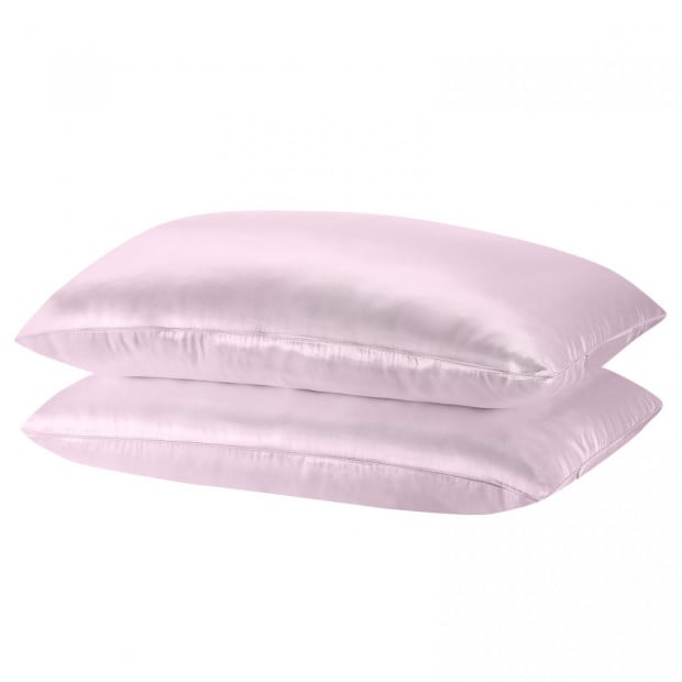 Mulberry Soft Silk Pillowcase Twin Pack 51 x 76cm - Lilac Image 3