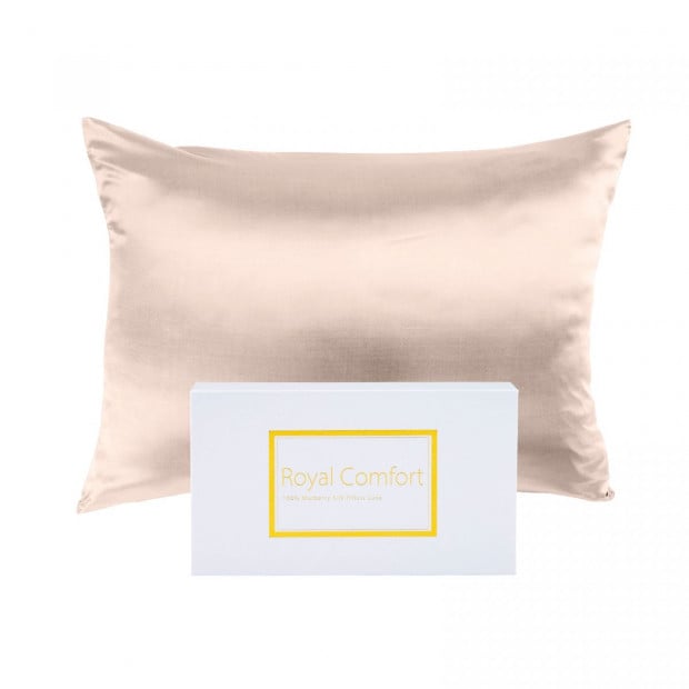 Pure Silk Hypoallergenic Pillowcase - Champagne Pink