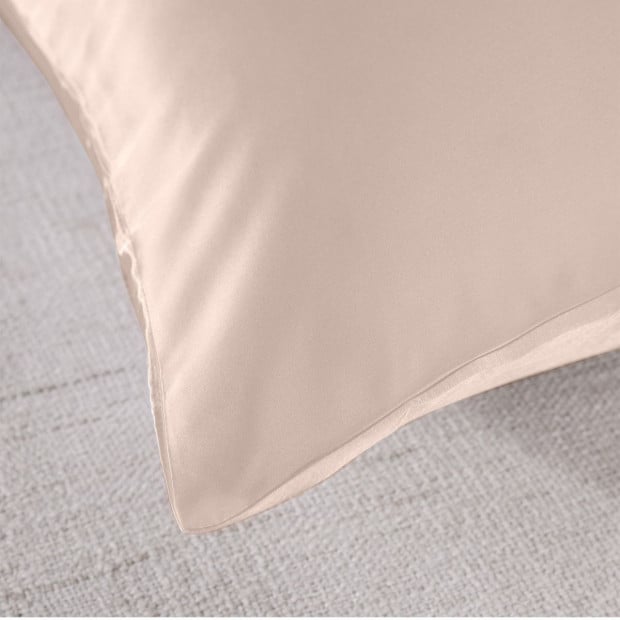 Pure Silk Hypoallergenic Pillowcase - Champagne Pink Image 3