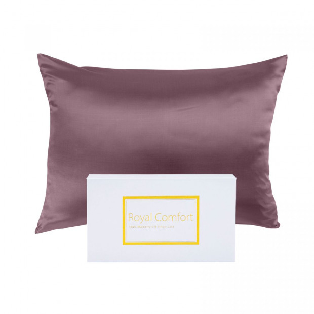 Pure Silk Hypoallergenic Pillowcase - Malaga Wine