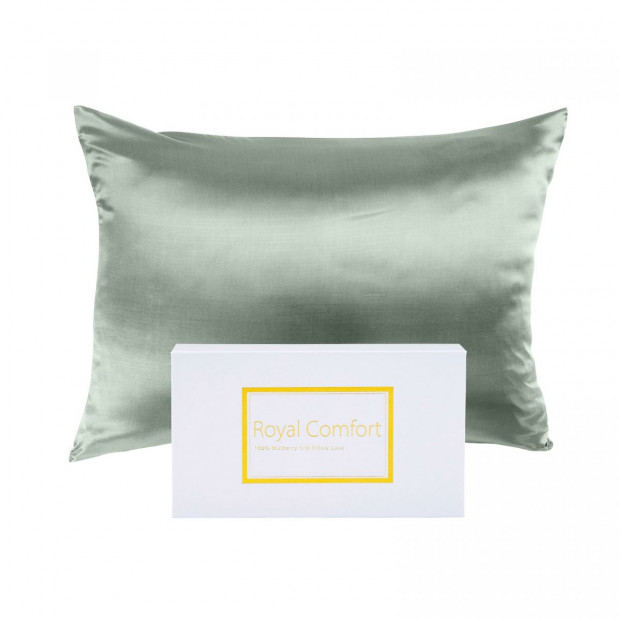 Pure Silk Hypoallergenic Pillowcase - Sage
