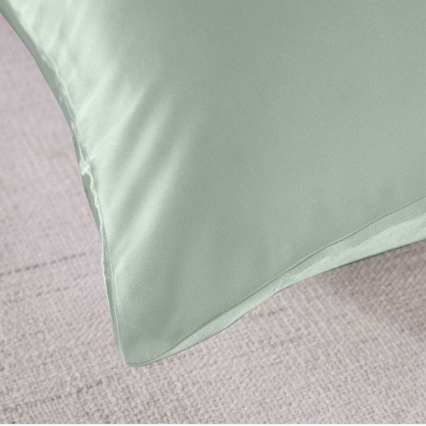 Pure Silk Hypoallergenic Pillowcase - Sage Image 3