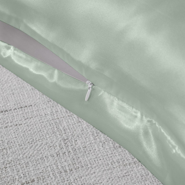 Pure Silk Hypoallergenic Pillowcase - Sage Image 4