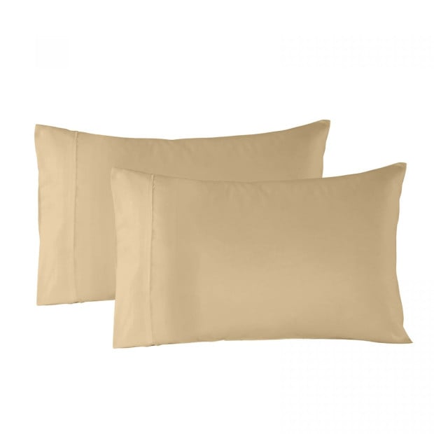 Bamboo Blended Sheet & Pillowcases Set 1000TC Queen - Oatmeal Image 6
