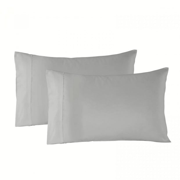 Bamboo Blended Quilt Cover Set 1000TC Ultra Soft King Portland Grey Image 3