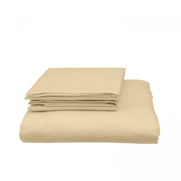 Bamboo Blended Quilt Cover Set 1000TC Ultra Soft Luxury King - Oatmeal Image 5