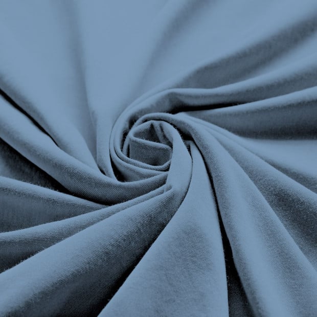 1500TC Sheet And Goose Feather Down Pillow 2 Pack Set Queen Indigo Image 4
