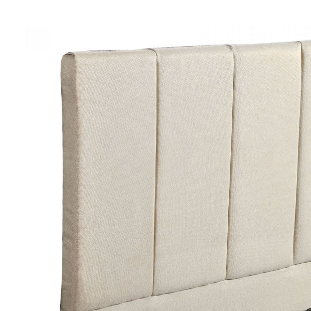 Vaucluse Gas Lift Storage Bed Cream - King - Cream Image 7