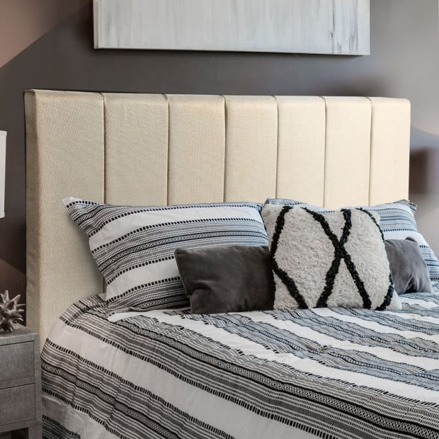 Vaucluse Gas Lift Storage Bed Cream - King - Cream Image 9