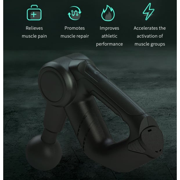 FIT Smart Pro Vibration Therapy Massage Device Black And White Image 6