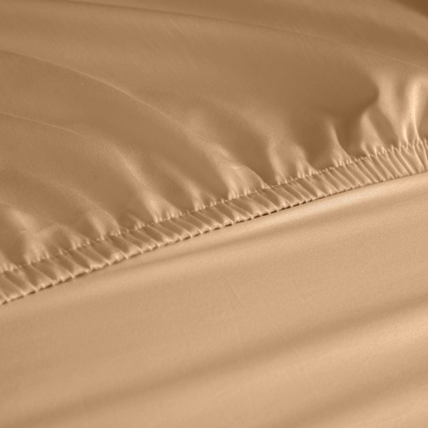 1200 Thread Count Fitted Sheet Cotton Blend - King - Linen Image 4