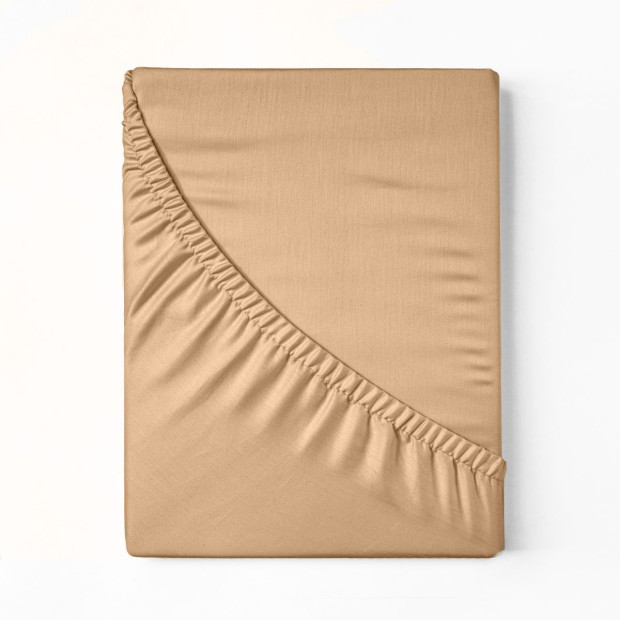 1000 Thread Count Fitted Sheet Cotton Blend - King - Linen Image 6