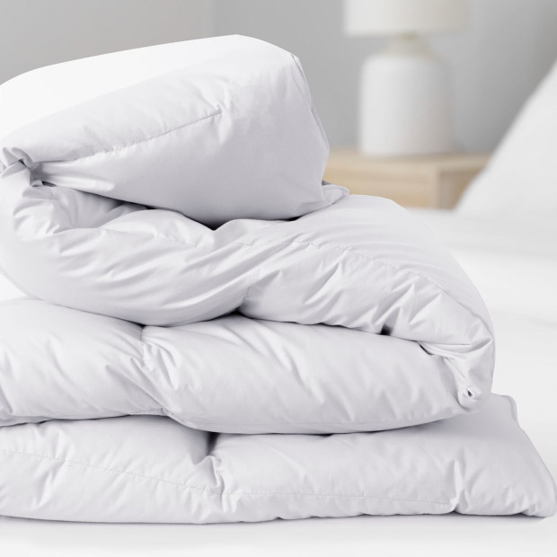 800GSM Silk Blend Quilt Duvet Winter Weight Doona - Single - White Image 5