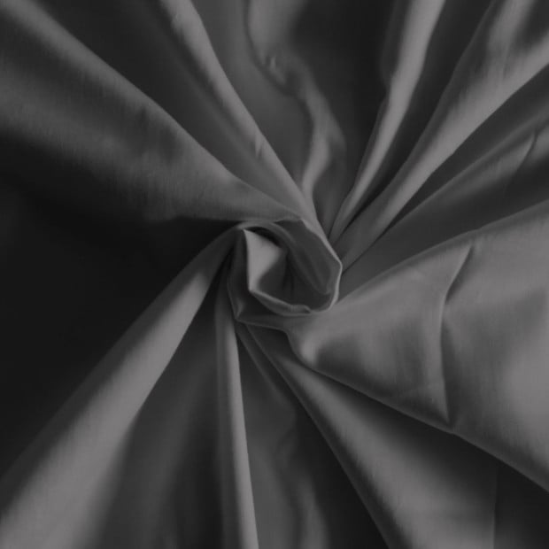 1000 Thread Count Bamboo Cotton Sheet and Quilt Cover - Queen - Pewter Image 6