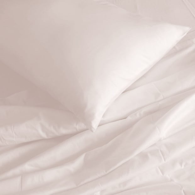 1000 Thread Count Bamboo Cotton Sheet and Quilt Cover Queen - Blush Image 5