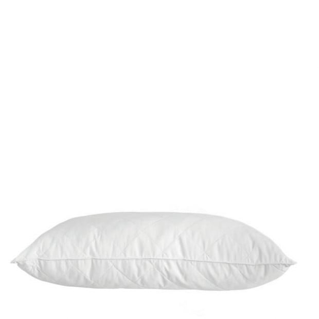 500GSM Goose Feather Down Quilt And Bamboo Pillow Set Queen - White Image 3