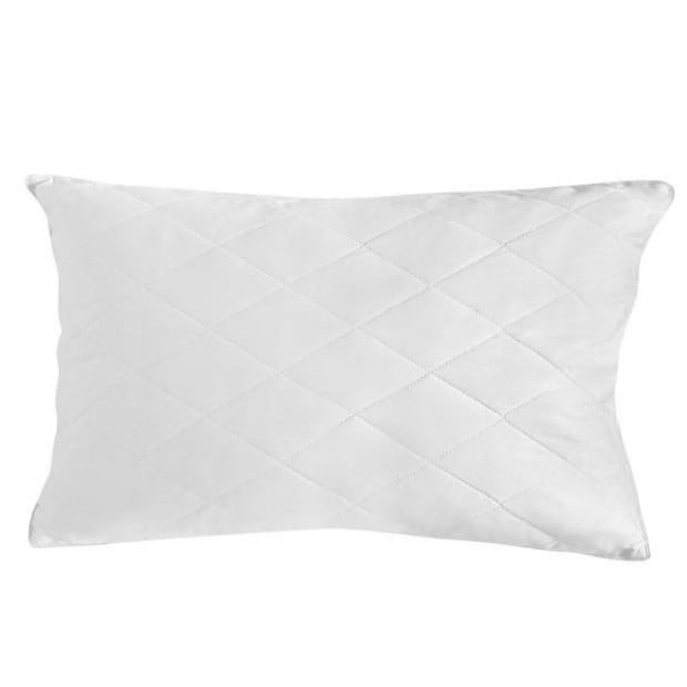 500GSM Goose Feather Down Quilt And Bamboo Pillow Set Queen - White Image 5