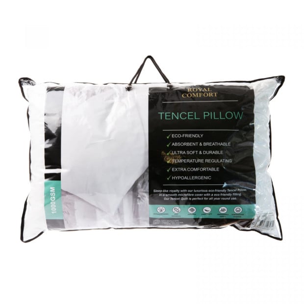 Tencel Blend Pillow One Pack Eco Friendly Breathable Ultra Soft Image 7