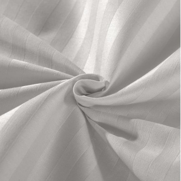 1200 Thread Count 100% Egyptian Cotton Sheet Set Super King - Grey Image 8