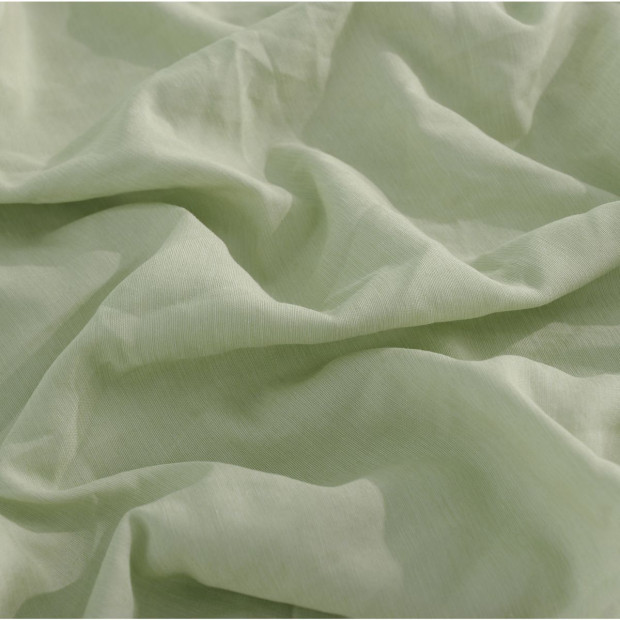 Flax Linen Blend Sheet Set Bedding Ultra Soft - King - Sage Green Image 6