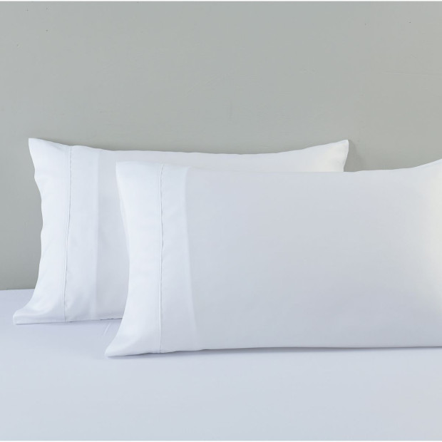 600 Thread Count Cooling Ultra Soft Sheet Set - Queen - White Image 6