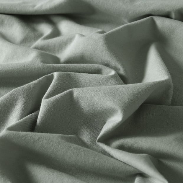 100% Jersey Cotton 4 Piece Sheet Set - Queen - Charcoal Marle Image 5