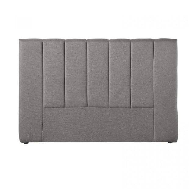 Decor Valencia Headboard Bedhead Upholstered - King - Mid Grey Image 5