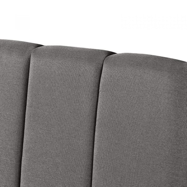 Decor Valencia Headboard Bedhead Upholstered - King - Mid Grey Image 7