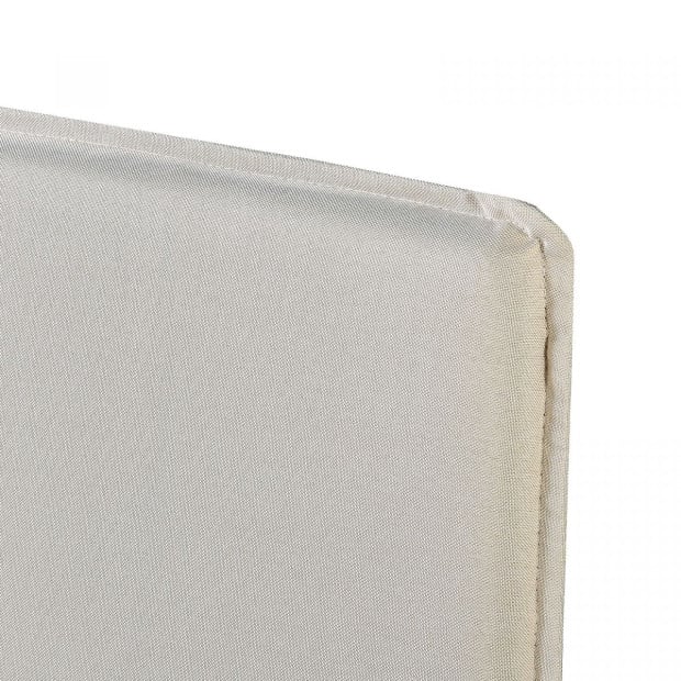 Decor Malaga Natural Headboard Bedhead Upholstered - King - Natural Image 6