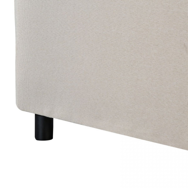 Decor Malaga Natural Headboard Bedhead Upholstered - King - Natural Image 7
