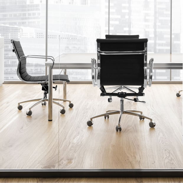 Premium Replica Adjustable Eames Chair Executive Gas Lift Black Image 8