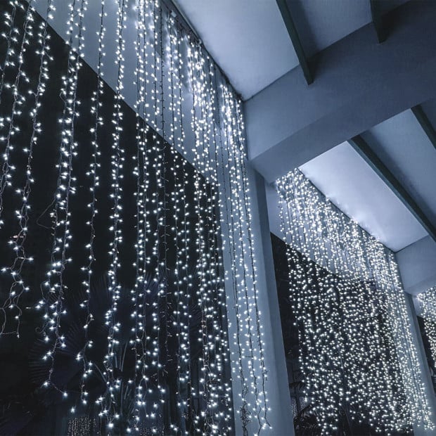 Decor Outdoor LED Plug In Fairy Lights - White - 200 Lights