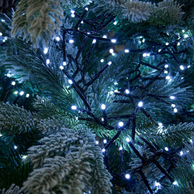 Decor Outdoor LED Plug In Fairy Lights - White - 200 Lights Image 8