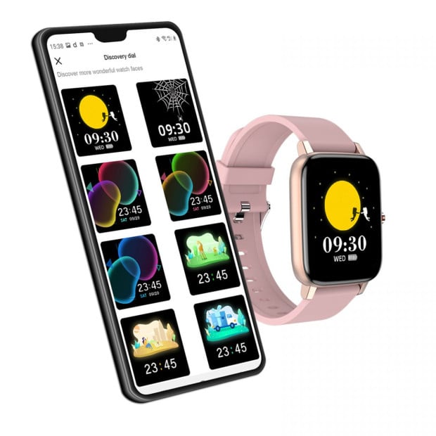 Multi Function Smartwatch Wireless Touch Screen All In One - Blue Image 2