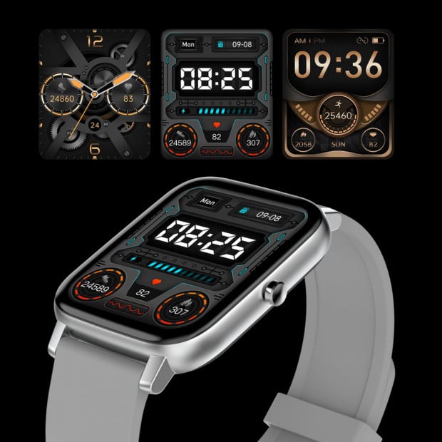 Multi Function Smartwatch Wireless Touch Screen All In One - Blue Image 3