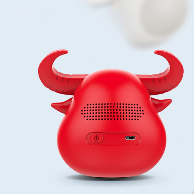 Bluetooth Animal Face Speaker Portable Wireless Stereo Sound - Khaki Image 3