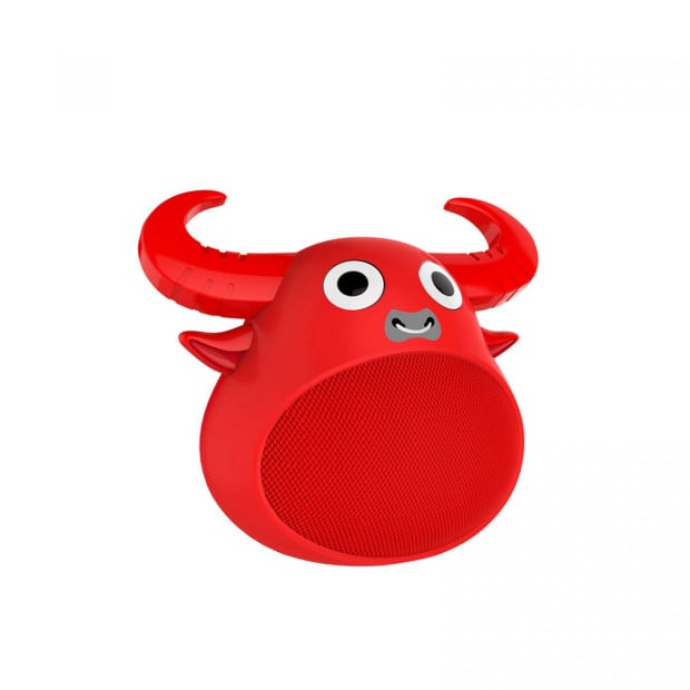 Bluetooth Animal Face Speaker Portable Wireless Stereo Sound - Khaki Image 8