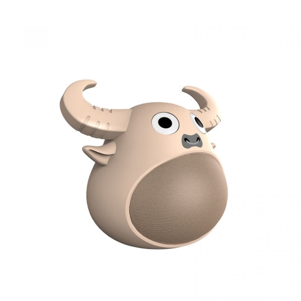Bluetooth Animal Face Speaker Portable Wireless Stereo Sound - Khaki Image 9