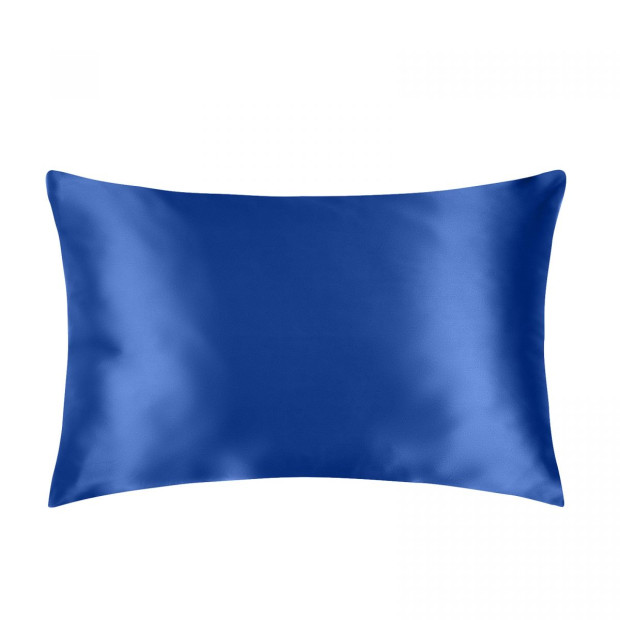 Luxury Satin Pillowcase Twin Pack Size With Gift Box - Navy Image 7