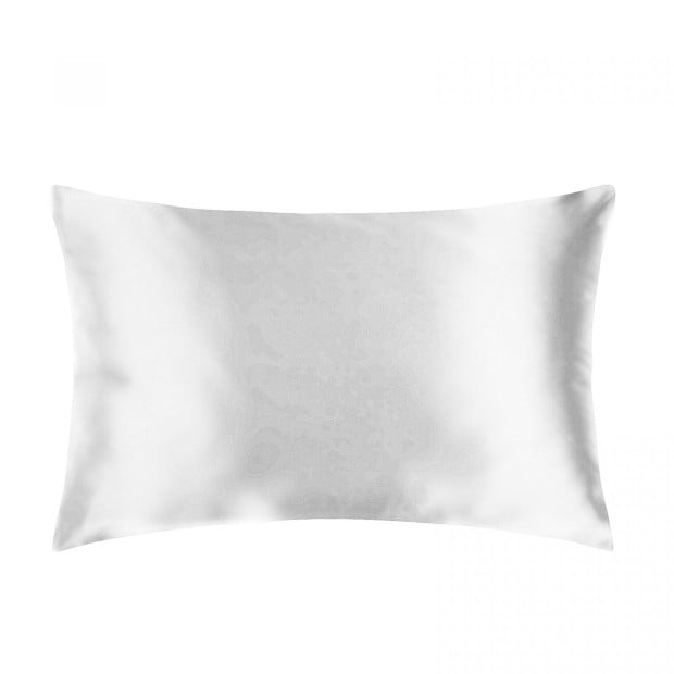 Luxury Satin Pillowcase Twin Pack Size With Gift Box - White Image 4