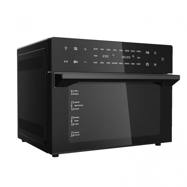 30 Litre Air Fryer Oven 18 Presets 5-in-1 Multifunctional Black Image 8