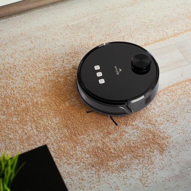 Laser Smart Pro IQ 360 Robot Vacuum Cleaner Black WIFI Remote Control Image 4