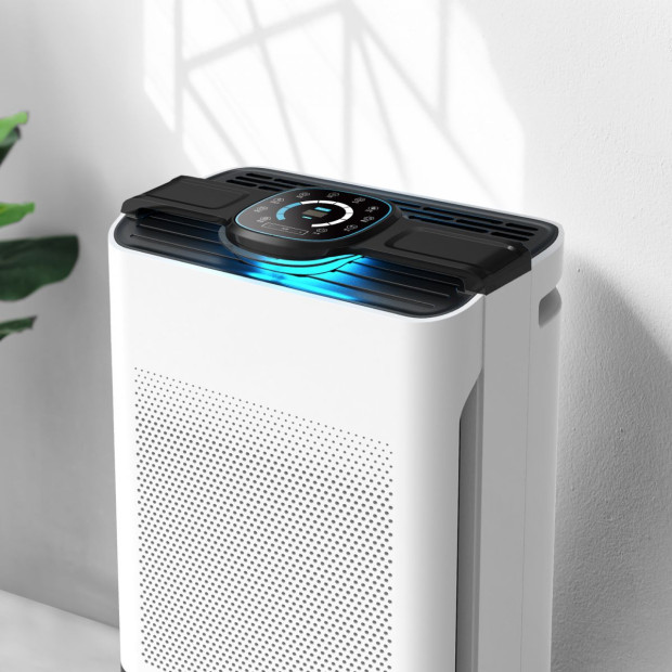 Pure Max Air Purifier Carbon Filter 5-In-1 Cleaning System White Image 3