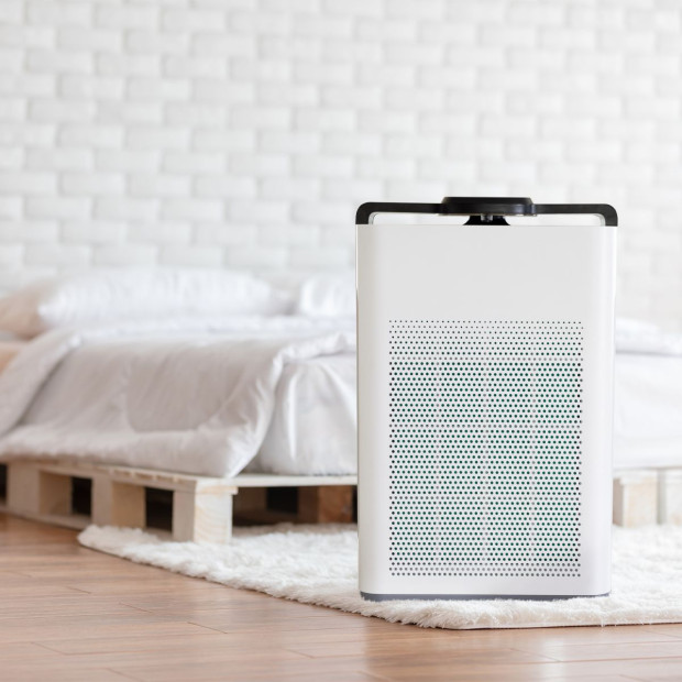 Pure Max Air Purifier Carbon Filter 5-In-1 Cleaning System White Image 6