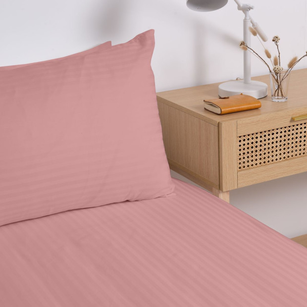 1200 Thread Count 100% Egyptian Cotton Sheet Set - King - Desert Rose Image 5