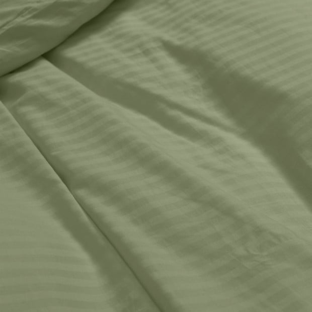 1200 Thread Count 100% Egyptian Cotton Sheet Set Queen - Olive Image 7