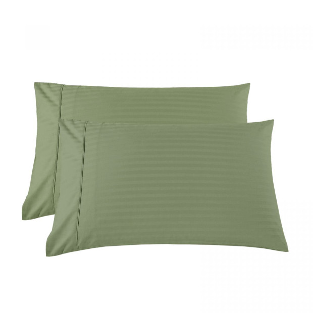 1200 Thread Count 100% Egyptian Cotton Sheet Set Queen - Olive Image 9