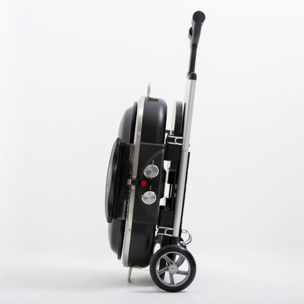 Outdoors BBQ Mate Premium Portable Gas Grill LPG Twin Grill Black Image 4