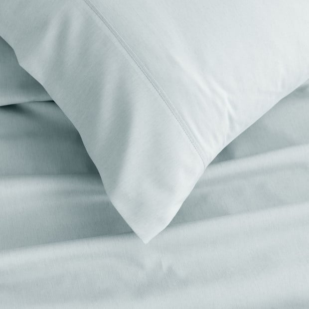 3000TC Bamboo Cooling Sheet Set Ultra Soft Bedding - Queen - Aqua Image 4