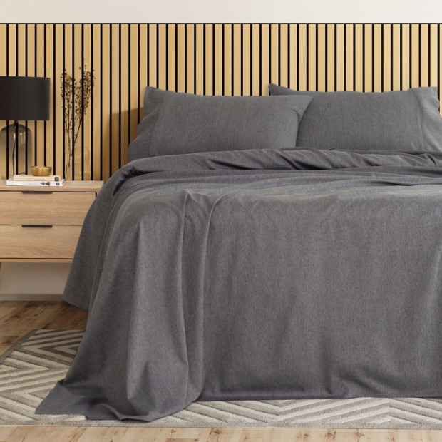 3000TC Bamboo Cooling Sheet Set Ultra Soft Bedding - Queen - Charcoal Image 2